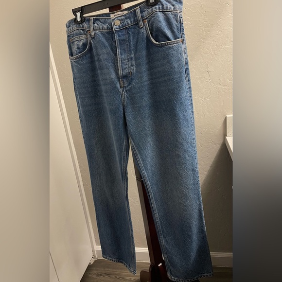 Reformation Cynthia High Rise Straight Cropped Wash Colorado size 31 - Picture 10 of 17